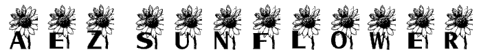 AEZ%20sunflower%20letters font