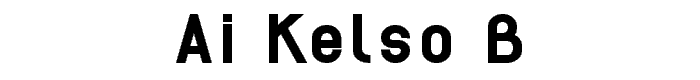 AI kelso B font