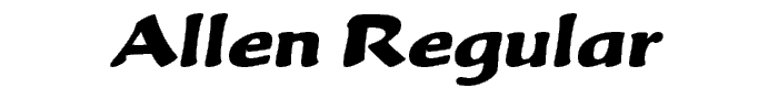 ALLEN%20Regular font