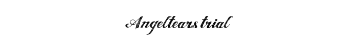 ANGELTEARS-trial font