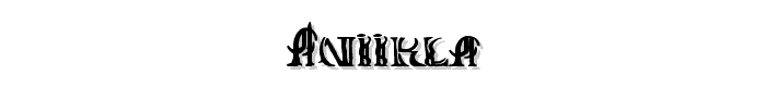 ANIIKLA font