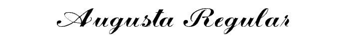 AUGUSTA%20Regular font