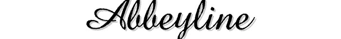 Abbeyline font