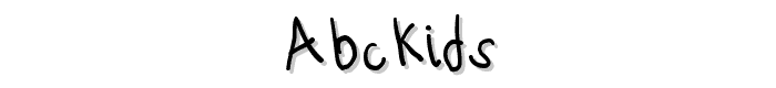 AbcKids font