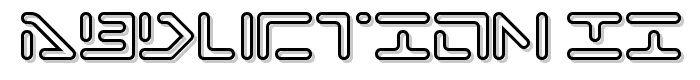 Abduction%20II font