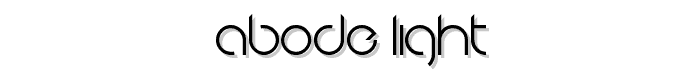 Abode Light  font