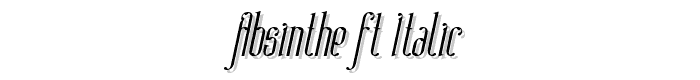 Absinthe%20FT%20Italic font