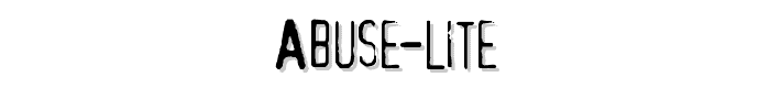 Abuse%20Lite font