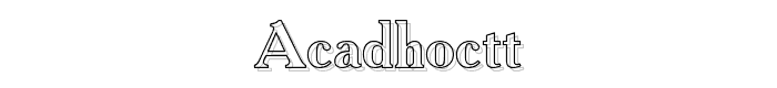 AcadHoCTT font