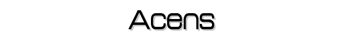 Acens font