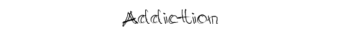 Addiction font