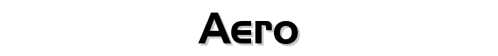 Aero font