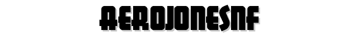 AerojonesNF font