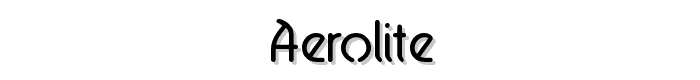 Aerolite font