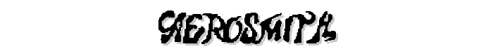 Aerosmith font