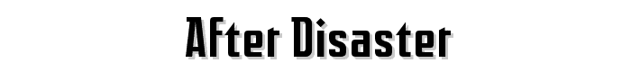 After%20Disaster font