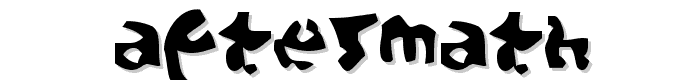 Aftermath font