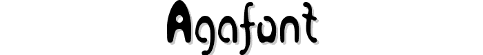 Agafont font