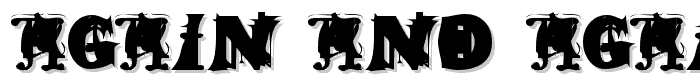 Again and Again font