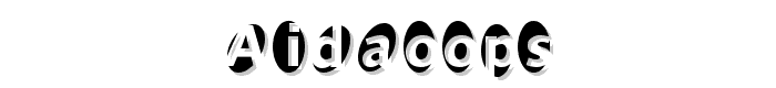 AidaOops font