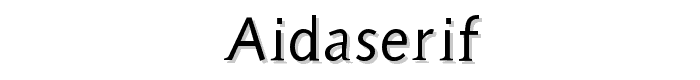 AidaSerif font