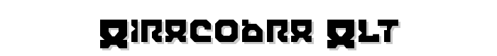 Airacobra Alt font