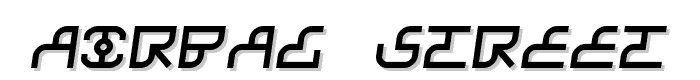 Airbag Street font