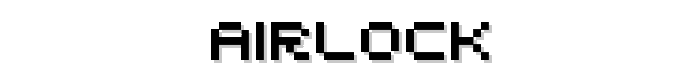 Airlock font