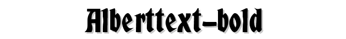 AlbertText-Bold font