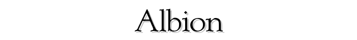Albion font