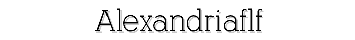 AlexandriaFLF font