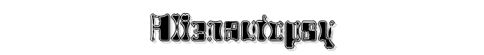 AlienAutopsy font