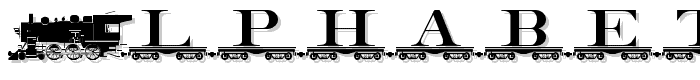 AlphabetTrain font