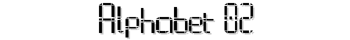 Alphabet_02 font