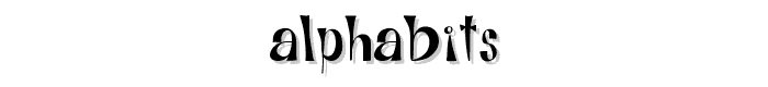 Alphabits font