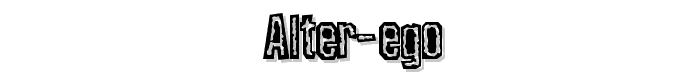 Alter%20Ego font