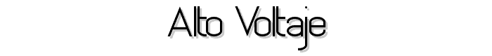 Alto%20Voltaje font