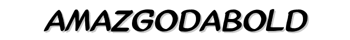 AmazGoDaBold font