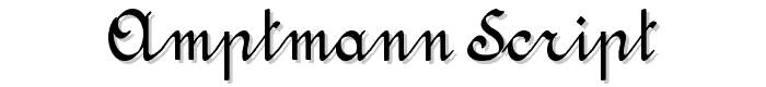 Amptmann%20Script font