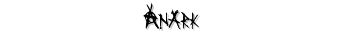 AnarK font