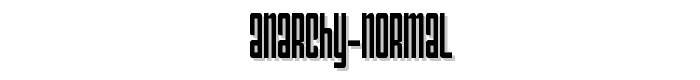 Anarchy Normal font