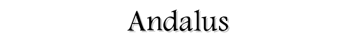 Andalus font