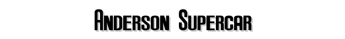 Anderson%20Supercar font