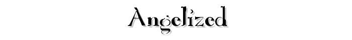 Angelized font