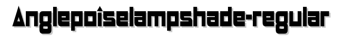 AnglepoiseLampshade Regular font