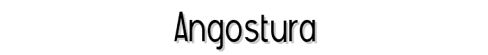 Angostura font