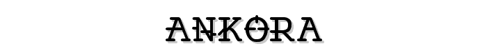 Ankora font