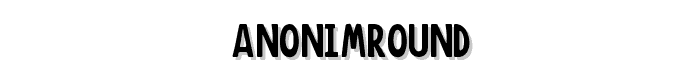 AnonimRound font