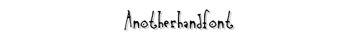AnotherHandFont police