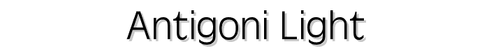 Antigoni%20Light font